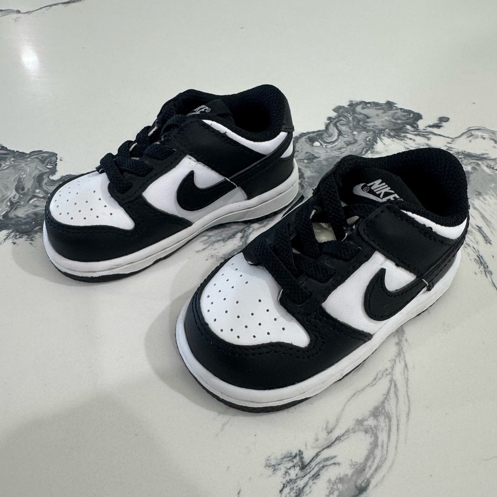 Jordan Kids Black and White Sneakers